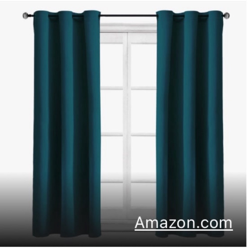WONTEX 100% Thermal Blackout Curtains 42x54” 2 panels